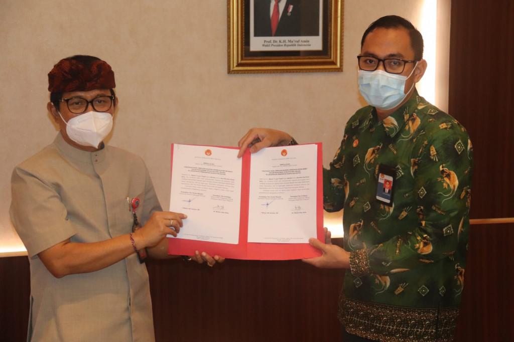 Sekda Adi Arnawa Tandatangani Berita Acara, Raih Nilai "Baik" Dalam Penerapan Sistem Merit di Badung